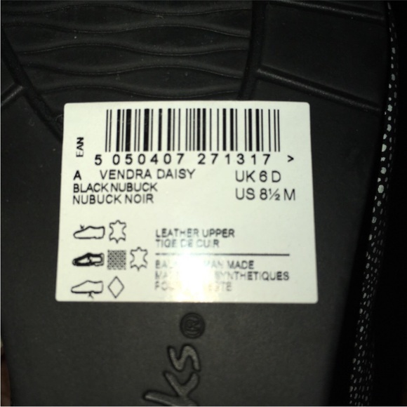 Vendra Daisy Wedge Round Peep Toe Pumps Womens Size 8.5M Black White Polka Dots - Picture 6 of 6